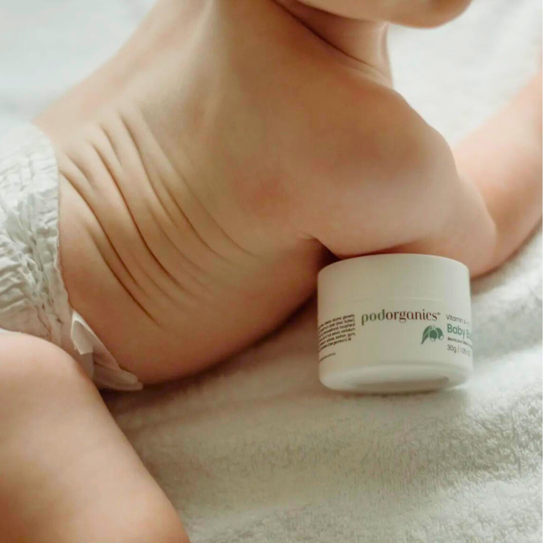 Pod Organics baby lotion for delicate skin