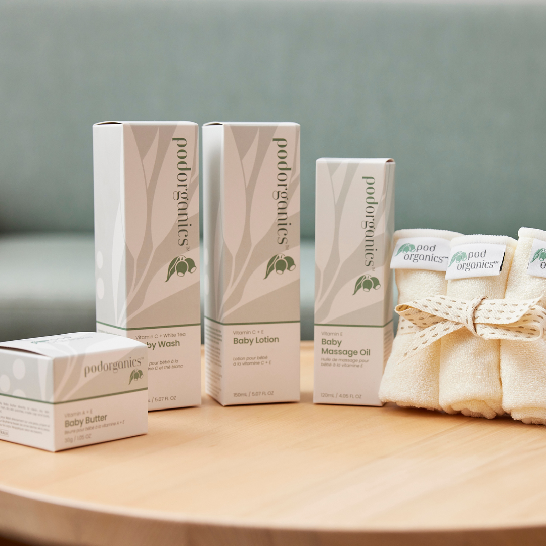 Natural baby skincare from Pod Organics